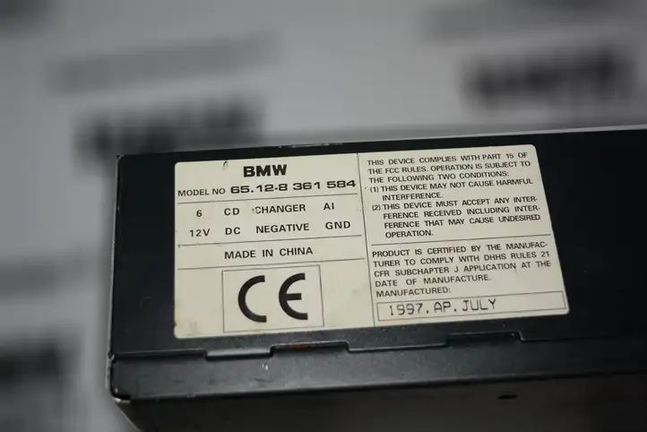 BMW 5 E39 (1996 - 2003) CD/DVD чейнджер — фото 2