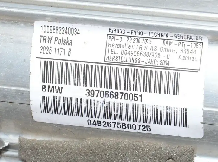 BMW 1 E81 E87 (2004 - 2011) 0413286 Подушка безопасности пассажира — фото 3