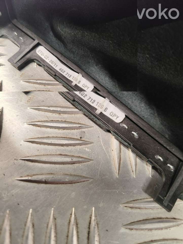 Audi A7 (2010 - 2014)  4G2713139 Отделка рычага переключения передач (кожа, головка)