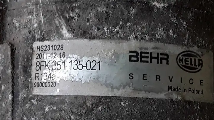 Opel Zafira B (2003 - 2006) 8FK3511135 Компрессор (насос) кондиционера воздуха — фото 2