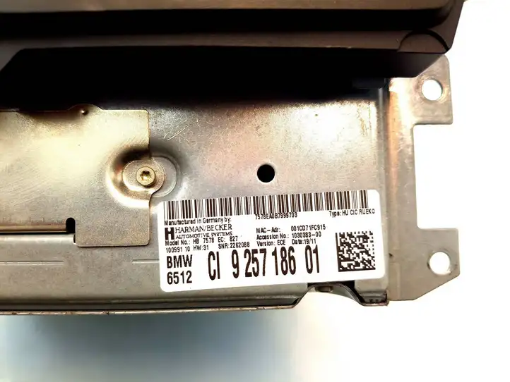 BMW X1 E84 (2009 - 2015)  9257186 Радио/ проигрыватель CD/DVD / навигация