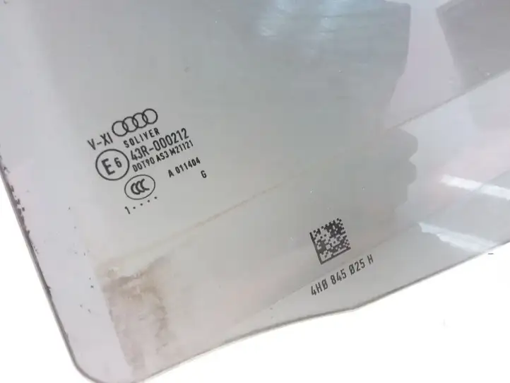 Audi A8 S8 D4 4H (2010 - 2014) 4H0845025H Стекло задней двери — фото 3