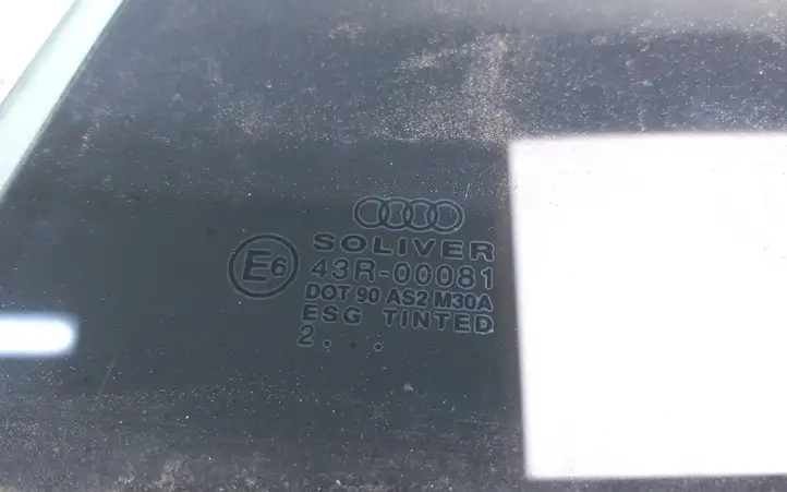 Audi A4 S4 B6 8E 8H (2000 - 2006) AS2 Стекло задней двери — фото 3