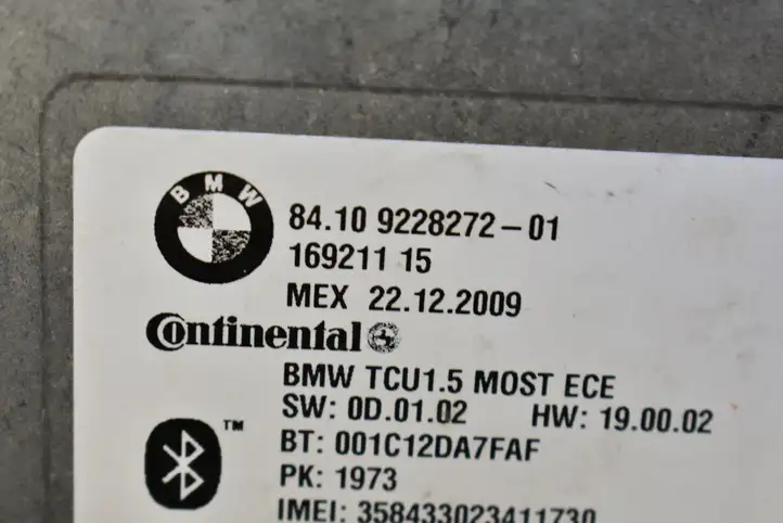 BMW 5 GT F07 (2010 - 2017) 9228272 Bluetooth модуль — фото 4