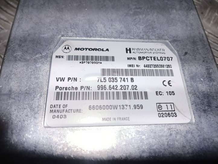 Porsche Cayenne (9PA) (2002 - 2010)  7L5035741B Блок управление GSM