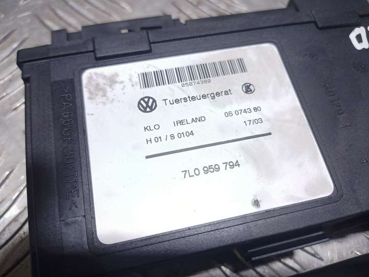 Porsche Cayenne (9PA) (2002 - 2010)  7L0959794 Механизм подъема окон задней двери