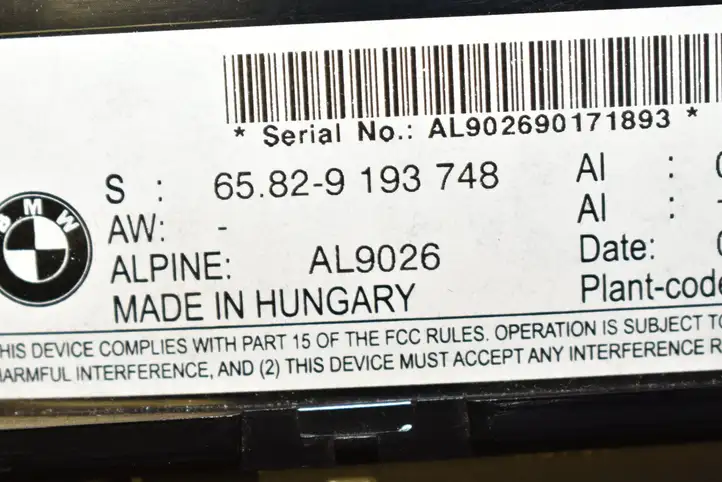 BMW 3 E92 E93 (2005 - 2014) 65829151976 Магнитола / мультимедийная система — фото 8