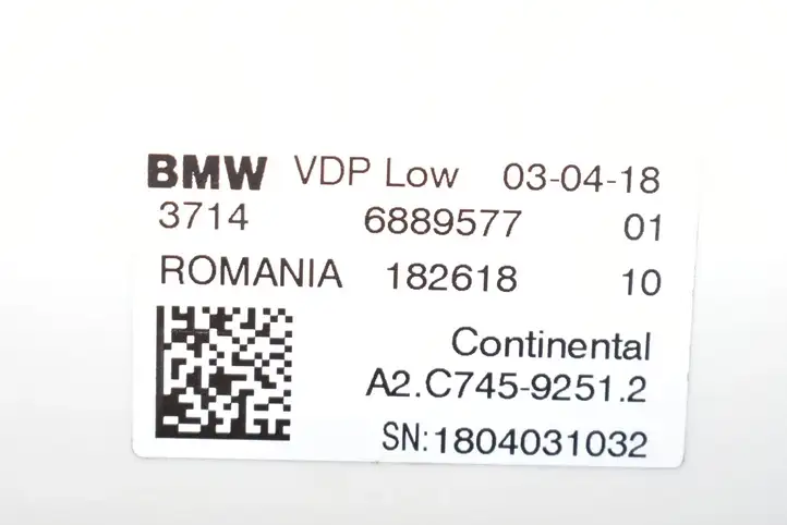 BMW 6 G32 Gran Turismo (2017 - ) 6889577 Блок управления пневмоподвеской — фото 4