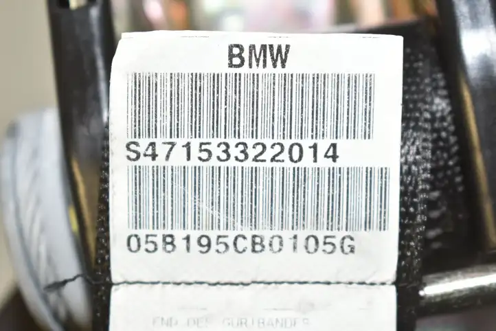 BMW 7 E65 E66 (2001 - 2008) Задний ремень безопасности — фото 2
