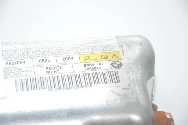 BMW 6 E63 E64 (2002 - 2010) Подушка безопасности двери — фото 2