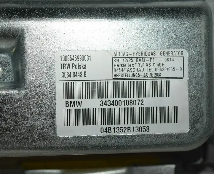 BMW X3 E83 (2003 - 2010) 3400108 Подушка безопасности двери — фото 2