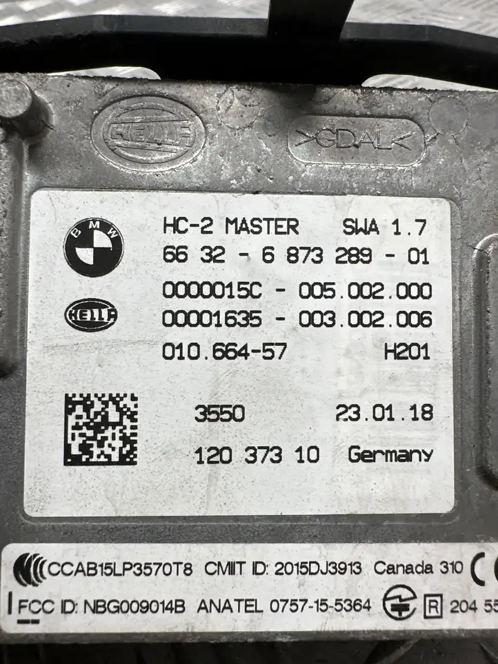 BMW X5 F15 (2013 - 2017) 6873289 Радар контроля слепых зон — фото 3