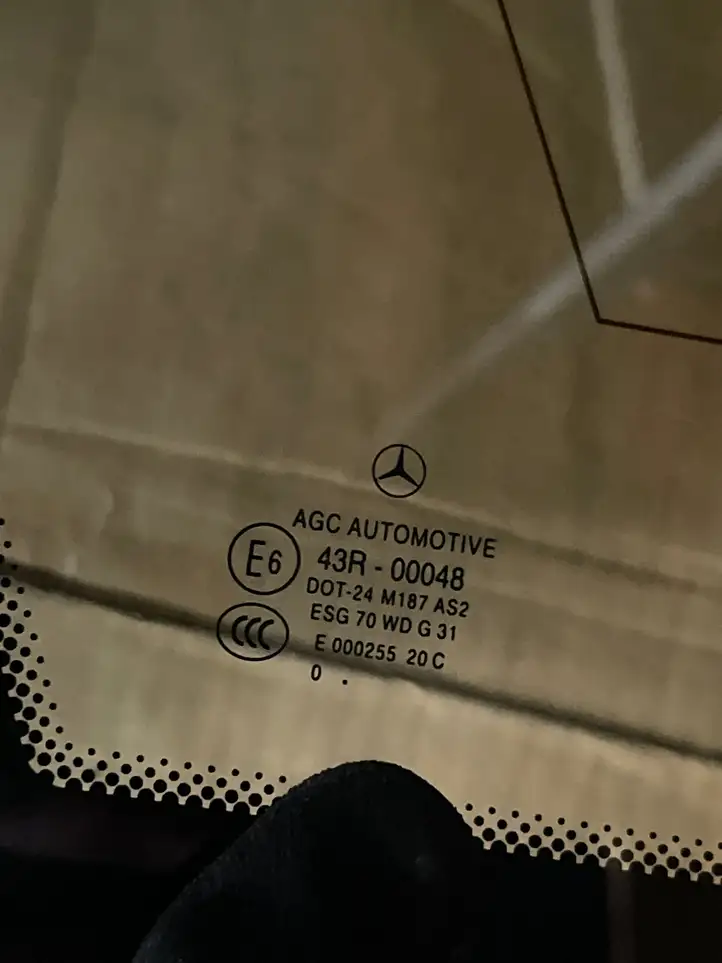 Mercedes-Benz C W204 (2007 - 2014) Заднее боковое стекло — фото 2