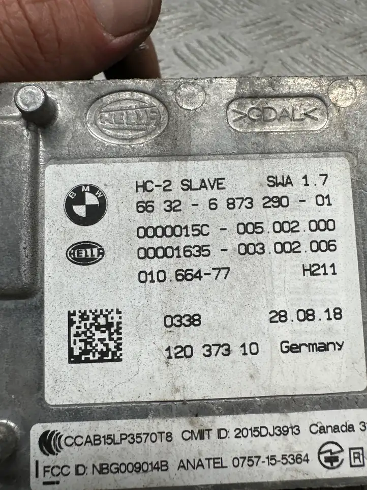 BMW X6 F16 (2014 - 2017) 6873290 Радар контроля слепых зон — фото 3