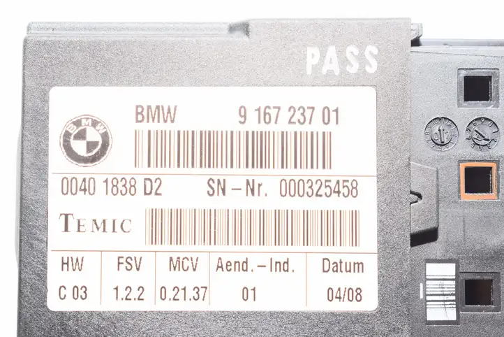 BMW 3 E92 E93 (2005 - 2014) 9167237 Блок управления сиденьем — фото 5