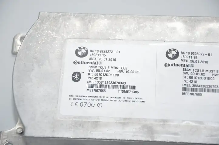 BMW 7 F01 (2008 - 2016) Bluetooth модуль — фото 6