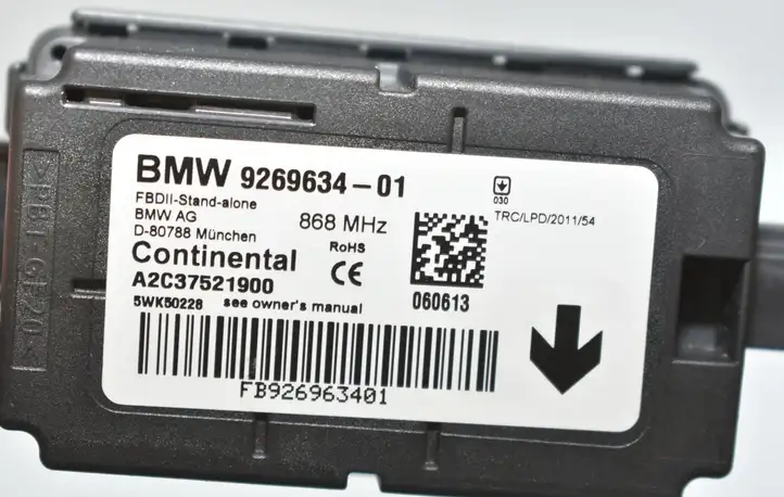 BMW 3 GT F34 (2013 - 2017) 9269634 Блок управления сигнализацией — фото 4