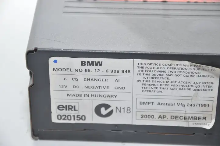 BMW 5 E39 (1996 - 2003) CD/DVD чейнджер — фото 5