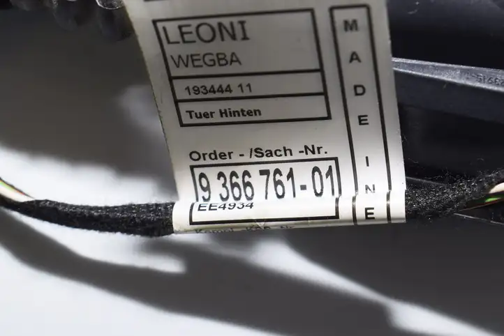 BMW 3 F30 F35 F31 (2012 - 2018) 9224365 Проводка задней двери — фото 8
