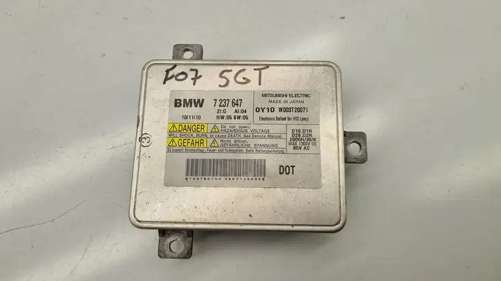 BMW 5 GT F07 (2010 - 2017) 7237647 Блок розжига ксенона — фото 2