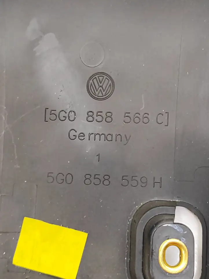 Volkswagen Golf VII (2013 - 2019) 5G0858566C Обшивка рулевой колонки — фото 5