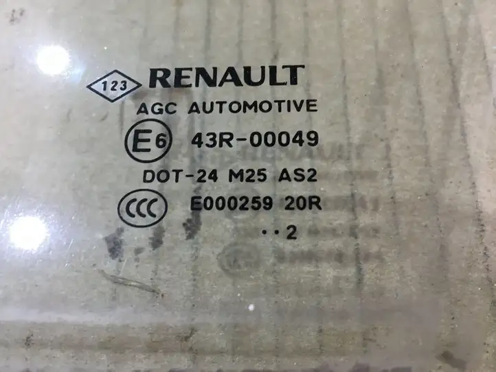 Renault Scenic III - Grand scenic III (2009 - 2016) 43R00049 Стекло передней двери — фото 3