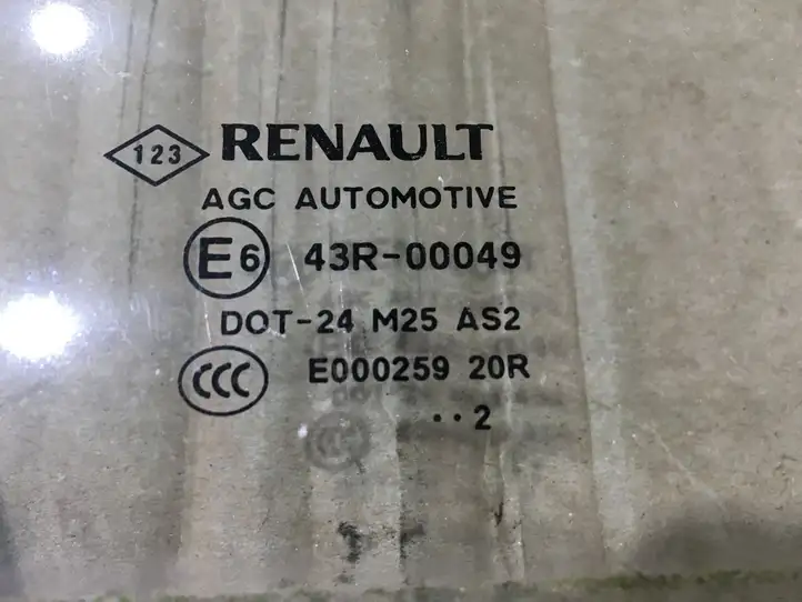 Renault Scenic III - Grand scenic III (2009 - 2016) 43R00049 Стекло передней двери — фото 3