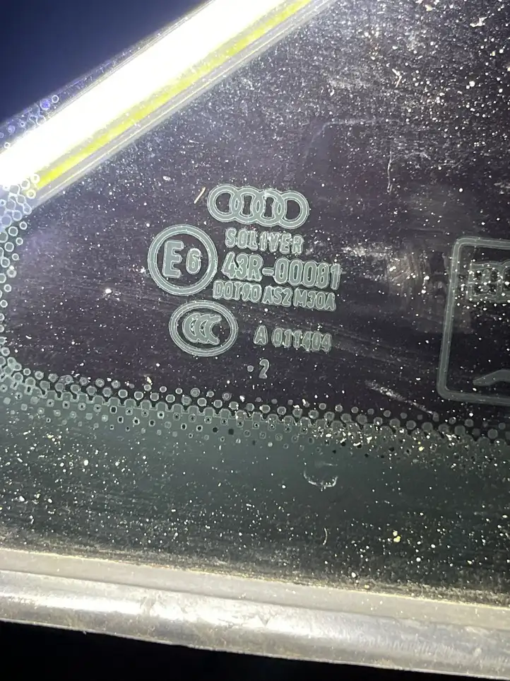 Audi A5 8T 8F (2011 - 2016) Заднее боковое стекло — фото 2