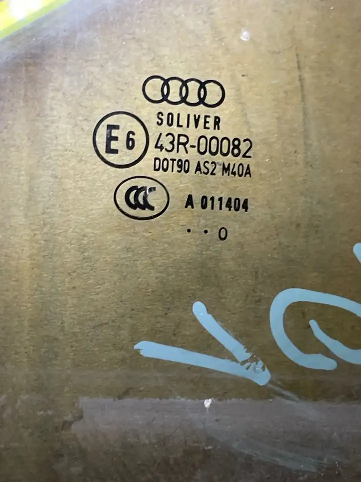 Audi A4 S4 B8 8K (2007 - 2011) Стекло задней двери — фото 2