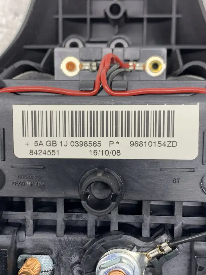 Peugeot 308 (2007 - 2013) 96810154ZD Подушка безопасности руля — фото 3