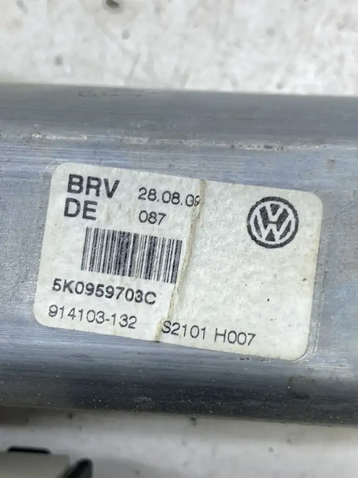 Volkswagen Golf VI (2009 - 2013) 5K0959703C Стеклоподъемник задней двери — фото 3