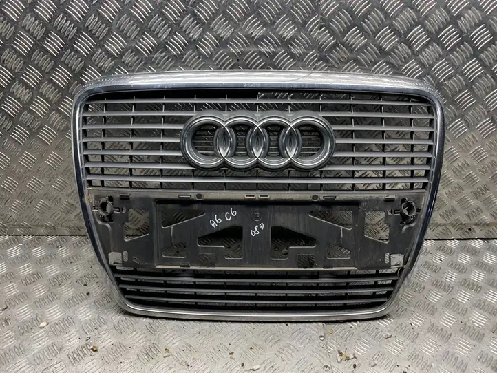 Audi A6 S6 C6 4F (2004 - 2008) 4F0853651 Верхняя решетка радиатора — фото 1