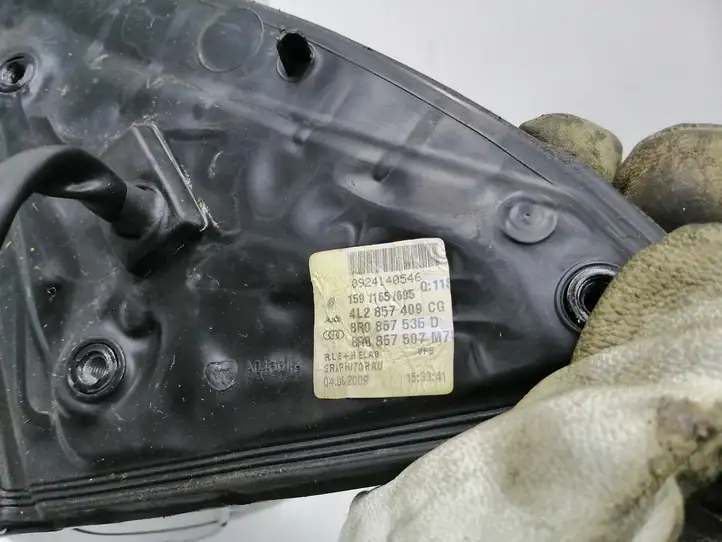 Audi Q7 4L (2005 - 2009) 4L2857409CG Боковое зеркало с электроприводом — фото 6