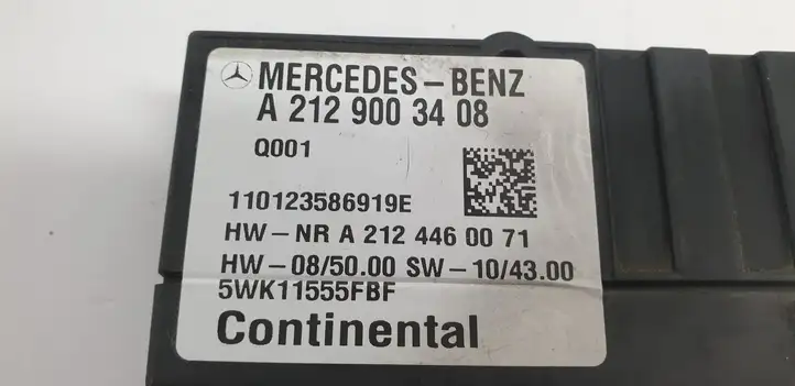 Mercedes-Benz E W212 (2009 - 2016) A2129003408 Блок управления топливным насосом — фото 5