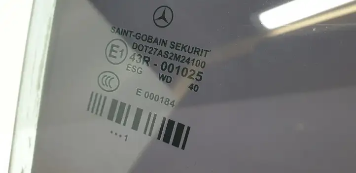 Mercedes-Benz E W212 (2009 - 2016) 43R001025 Стекло задней двери — фото 4