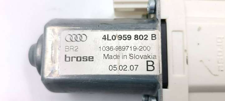 Audi Q7 (2005 - 2009)  4L0959802B электродвигатель переднего стеклоподъемника