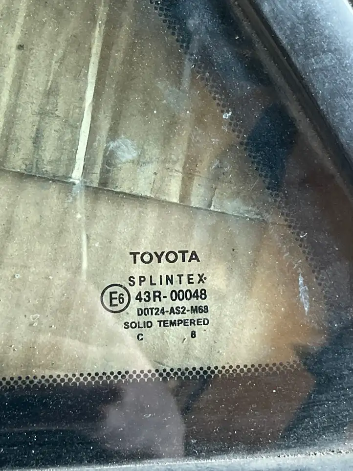 Toyota Avensis T250 (2006 - 2009) Заднее боковое стекло — фото 2