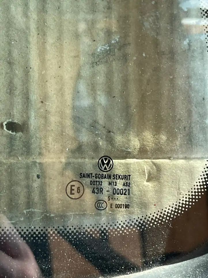 Volkswagen PASSAT B6 (2005 - 2010) Заднее боковое стекло — фото 2