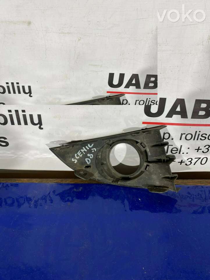 Renault Scenic II -  Grand scenic II (2003 - 2006)  P0009511 Декоративная решётка противотуманной фары