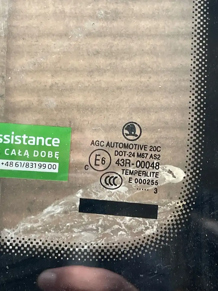 Skoda Roomster (5J) (2010 - 2015) Заднее боковое стекло — фото 2
