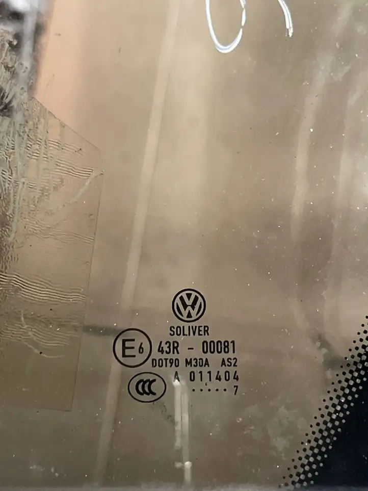 Volkswagen PASSAT B6 (2005 - 2010) Заднее боковое стекло — фото 2