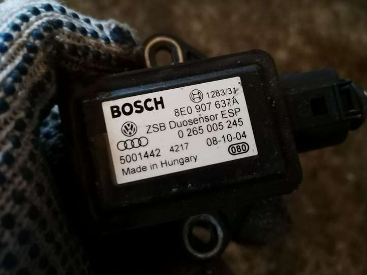 Audi A8 (2005 - 2007)  8E0907637A Датчик ESP (системы стабильности) (датчик курсовой устойчивости))