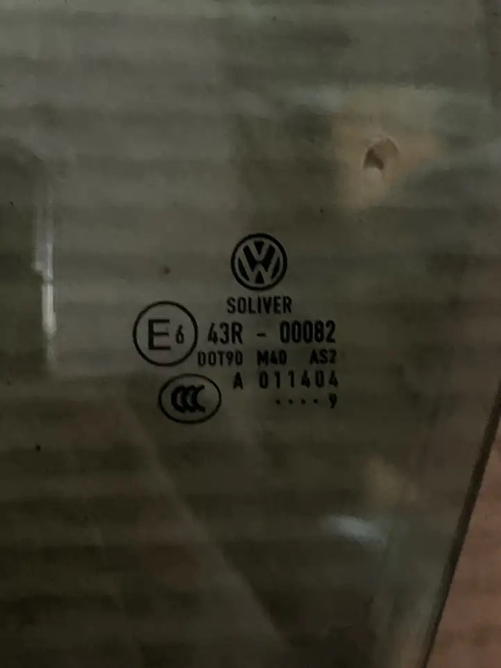 Volkswagen PASSAT B6 (2005 - 2010) Стекло передней двери — фото 2
