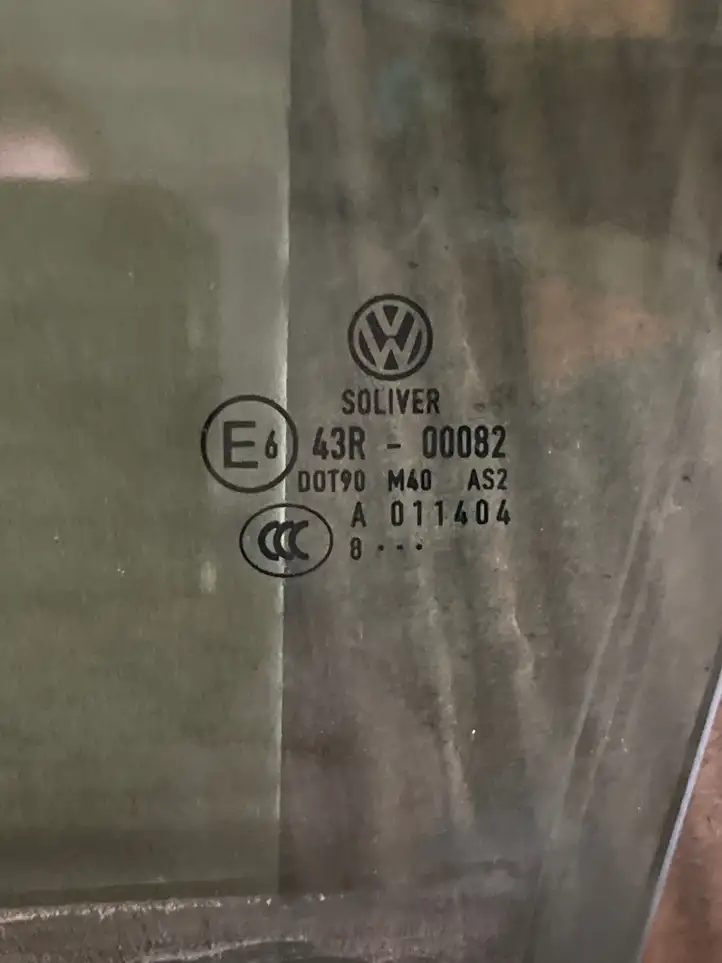 Volkswagen PASSAT B6 (2005 - 2010) Стекло передней двери — фото 2