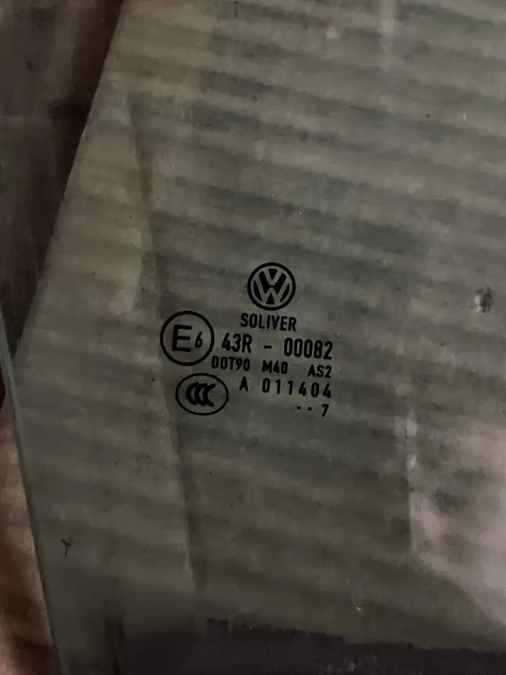 Volkswagen PASSAT B6 (2005 - 2010) Стекло передней двери — фото 2