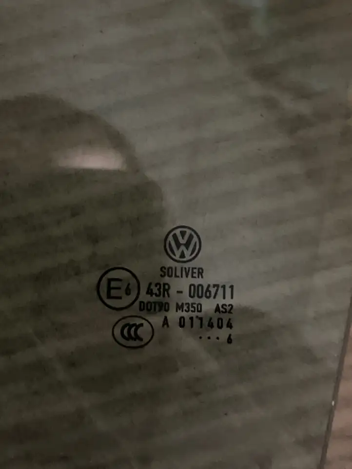 Volkswagen PASSAT B6 (2005 - 2010) Стекло задней двери — фото 2