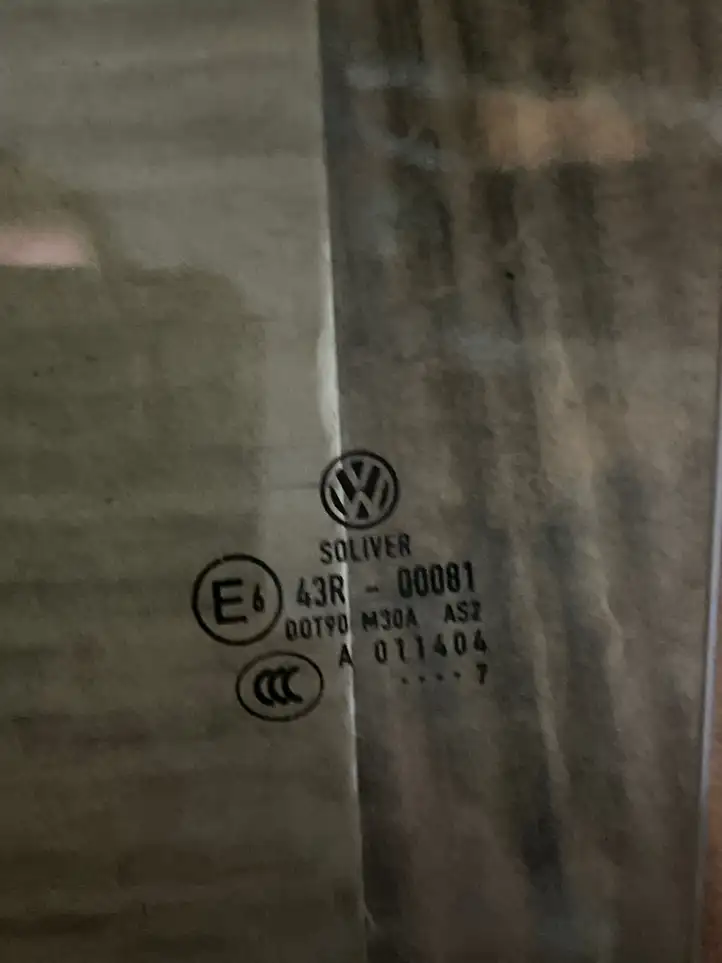 Volkswagen PASSAT B6 (2005 - 2010) Стекло задней двери — фото 2