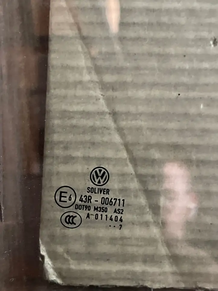 Volkswagen PASSAT B6 (2005 - 2010) Стекло задней двери — фото 2