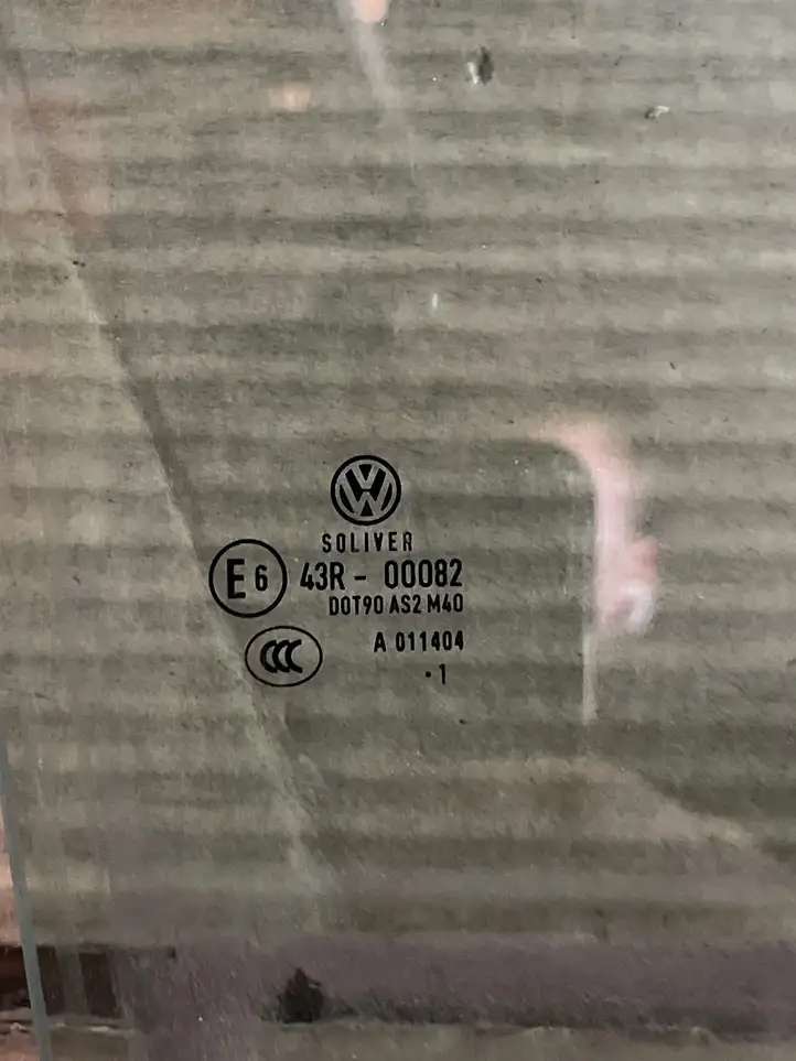 Volkswagen PASSAT B7 (2011 - 2014) Стекло задней двери — фото 2