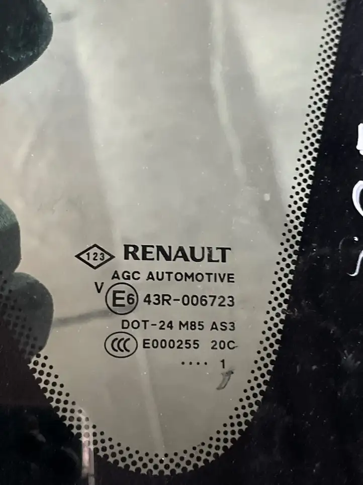 Renault Scenic III - Grand scenic III (2009 - 2016) Заднее боковое стекло — фото 2